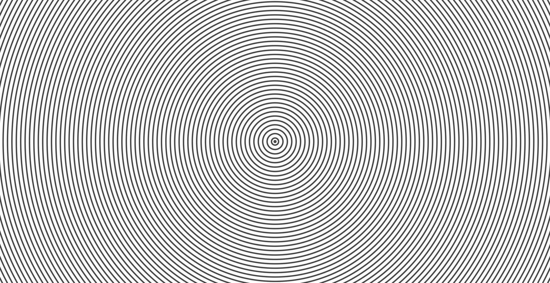 motif de ligne abstraite cercle concentrique onde sonore vecteur