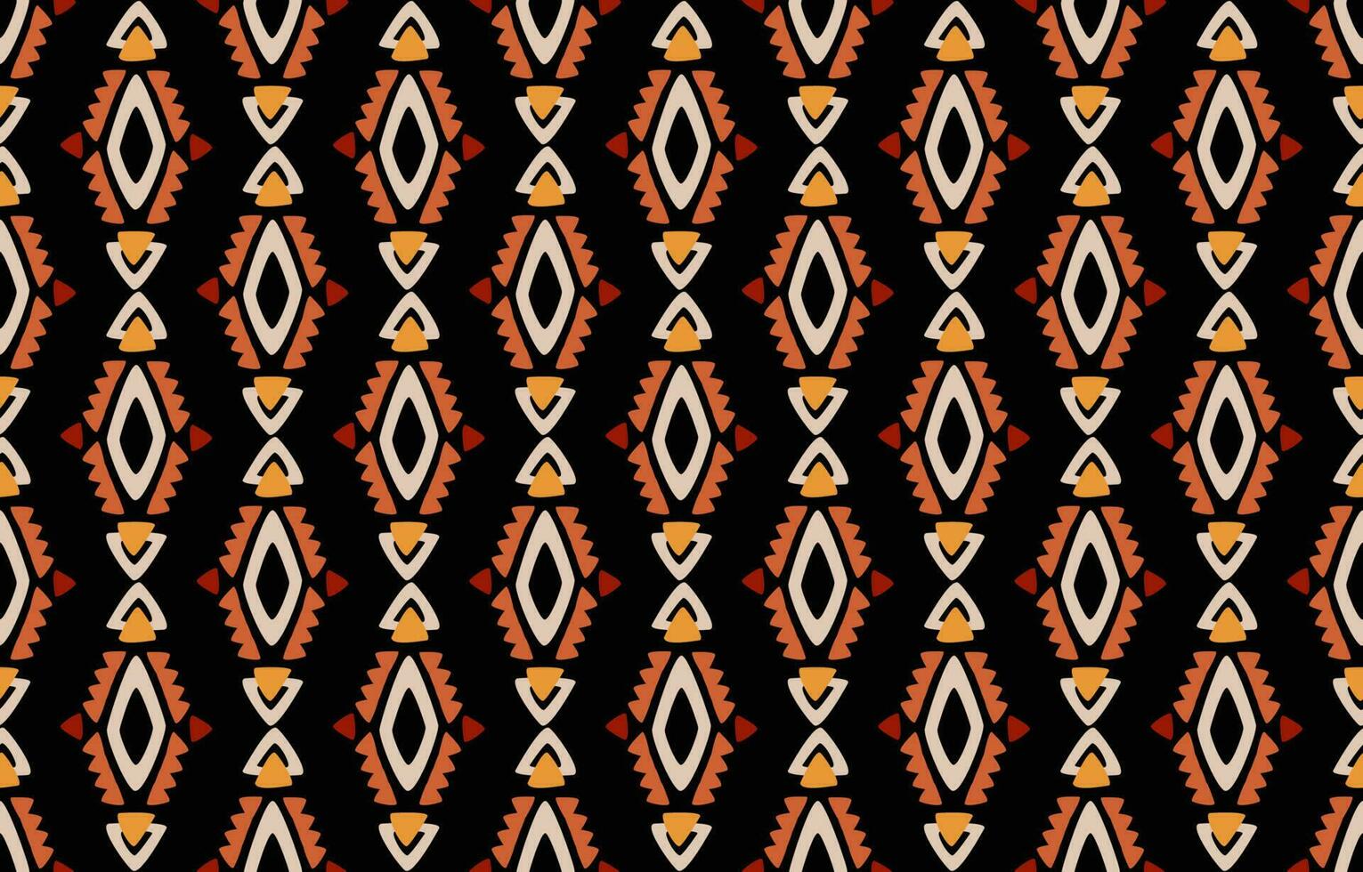 ethnique abstrait ikat art. sans couture modèle dans tribal, populaire broderie, et mexicain style. aztèque géométrique art ornement imprimer. conception pour tapis, fond d'écran, vêtements, emballage, tissu, couverture, textile. vecteur