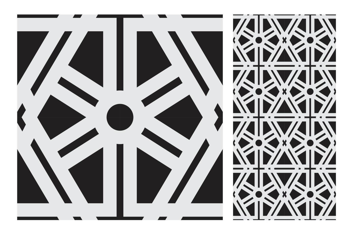 motifs de carreaux vintage design sans couture antique en illustration vectorielle vecteur