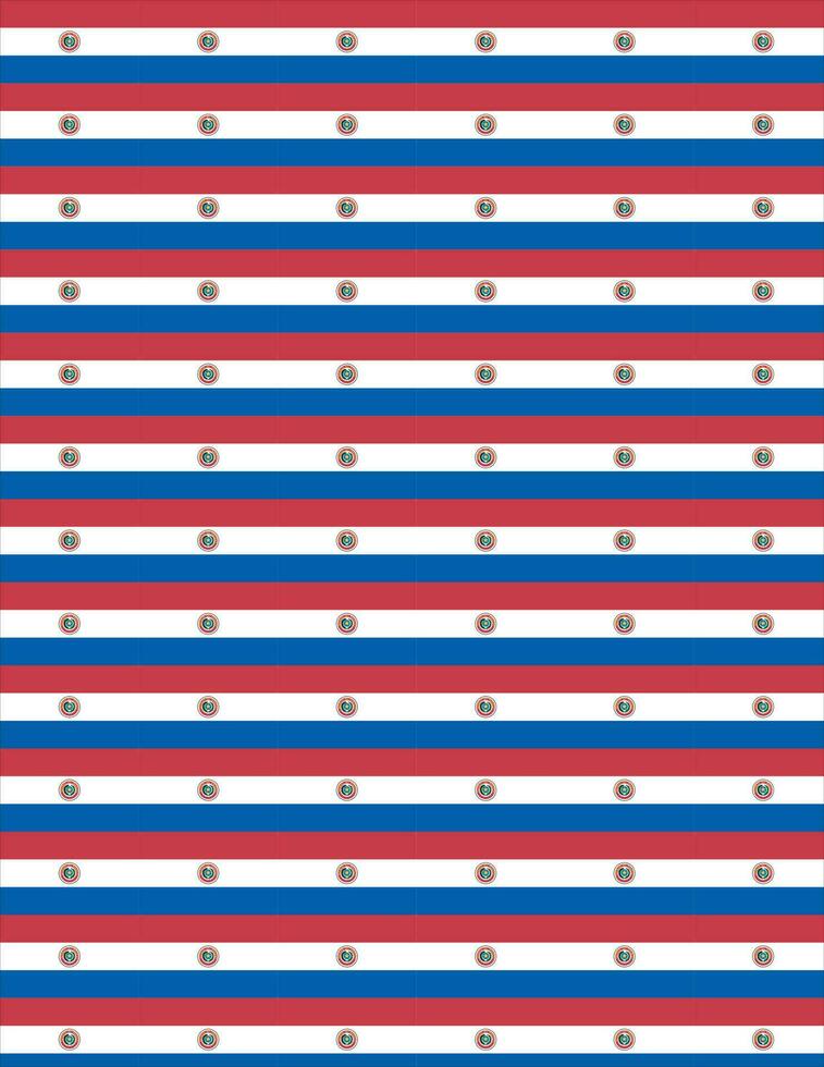 drapeau de paraguay sans couture modèle, isolé Contexte. vecteur