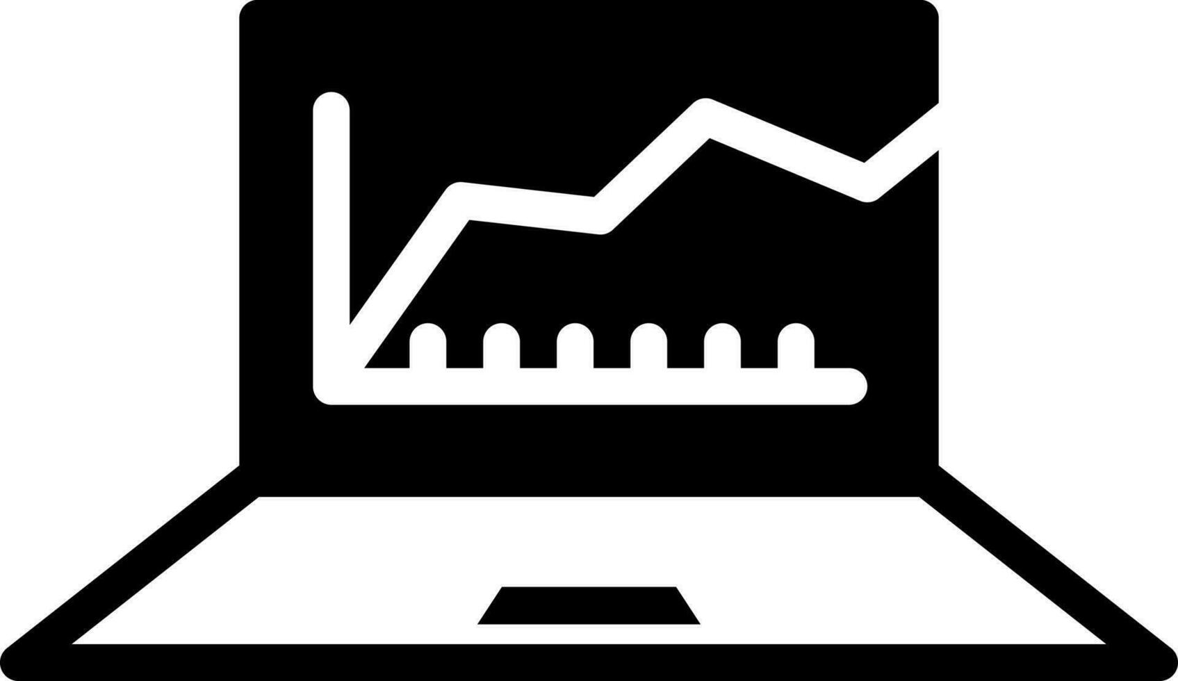 solide icône pour commercialisation stratégie vecteur