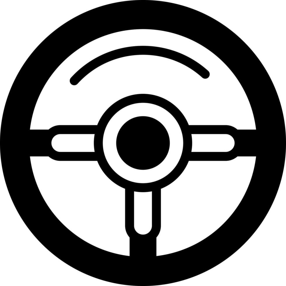 solide icône pour pilotage vecteur