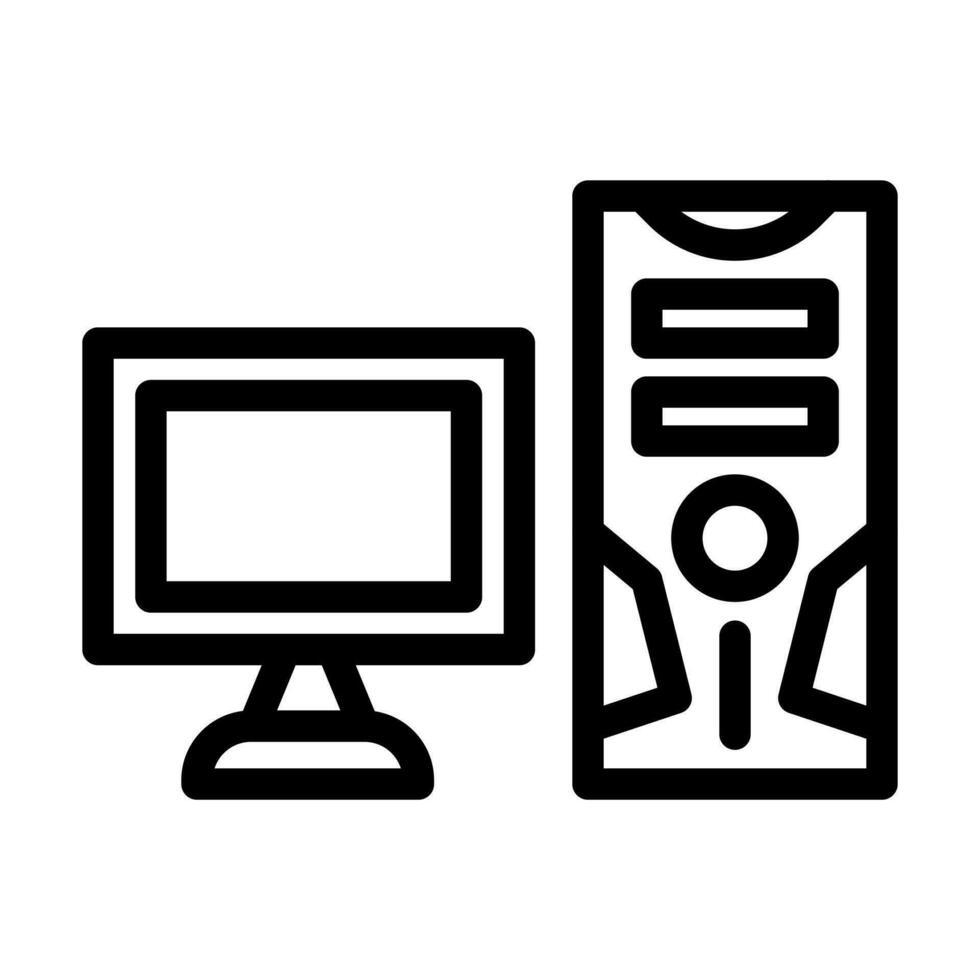 conception d'icône d'ordinateur vecteur