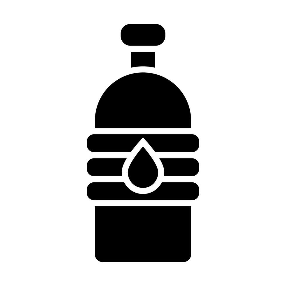 l'eau ballon vecteur glyphe icône conception
