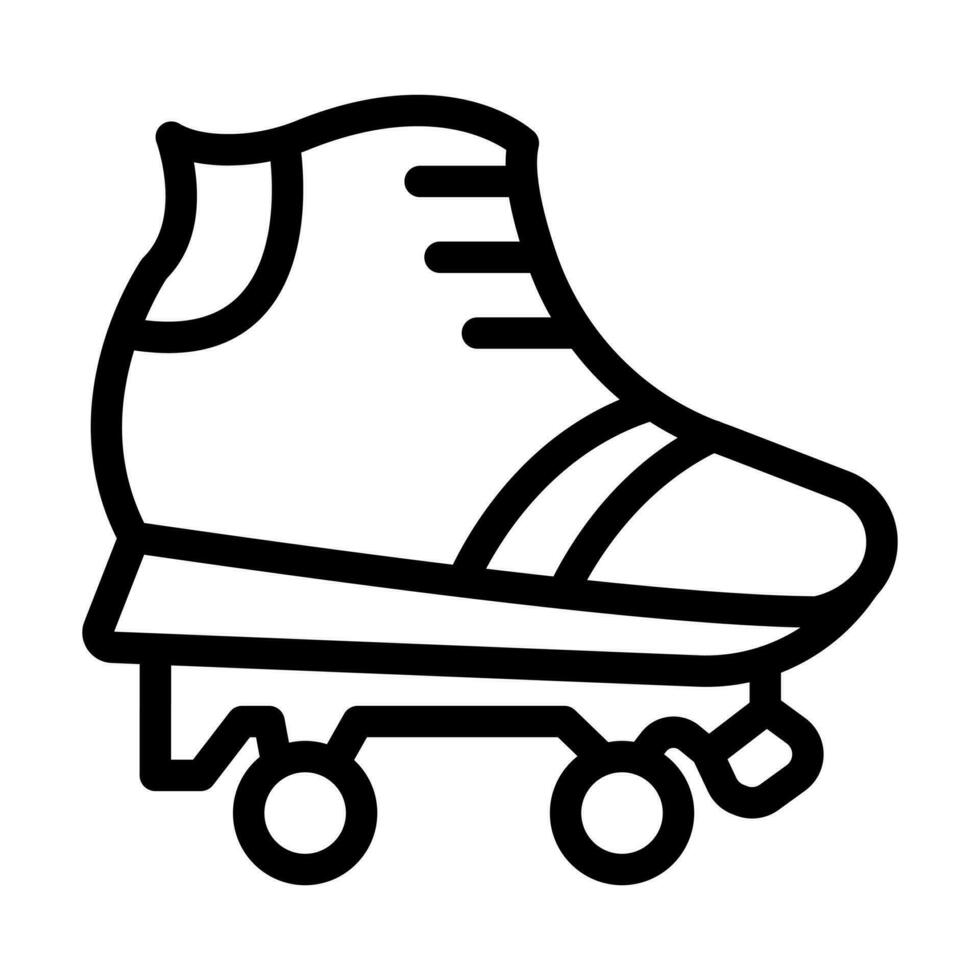 conception d'icône de patin à roulettes vecteur