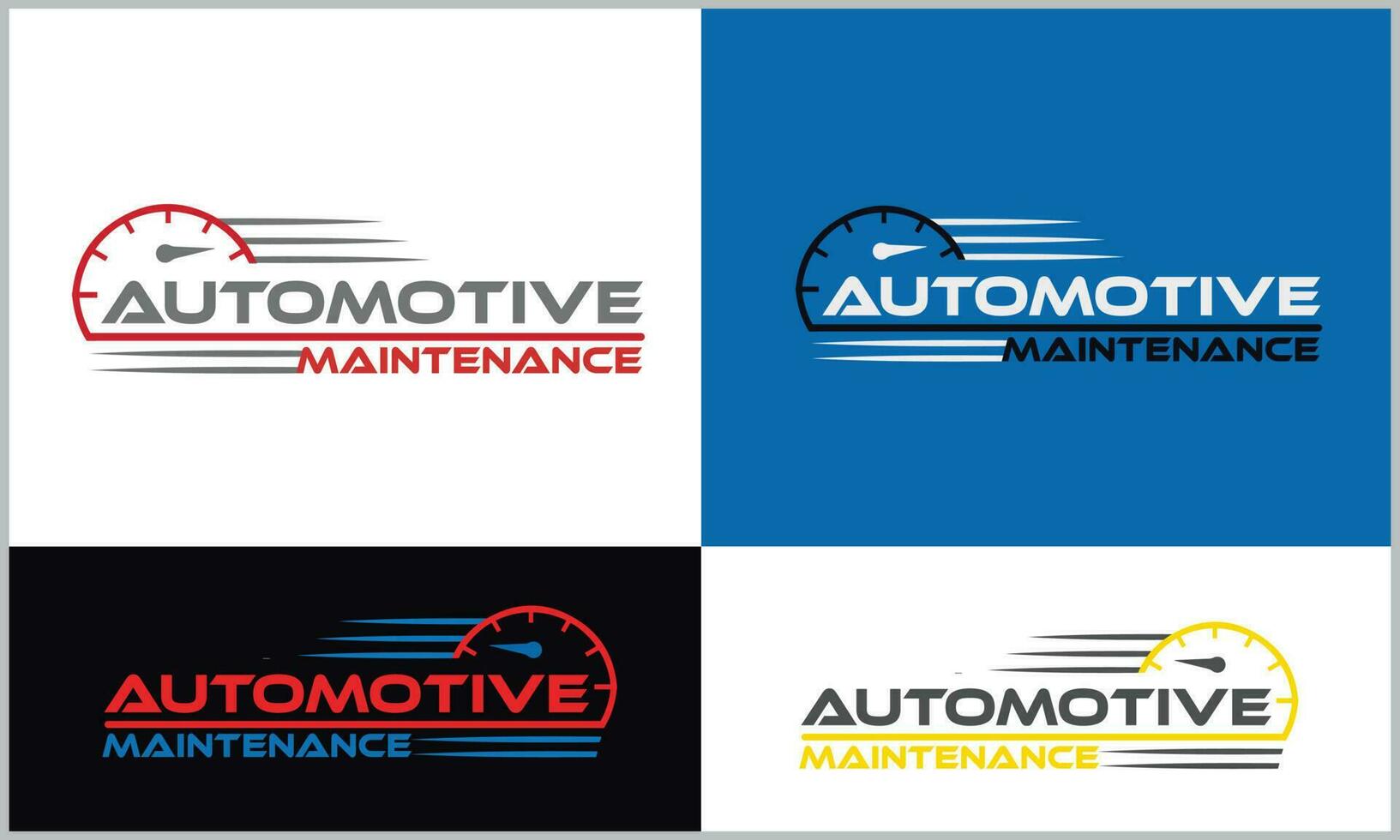 automobile entretien affaires logo modèle vecteur