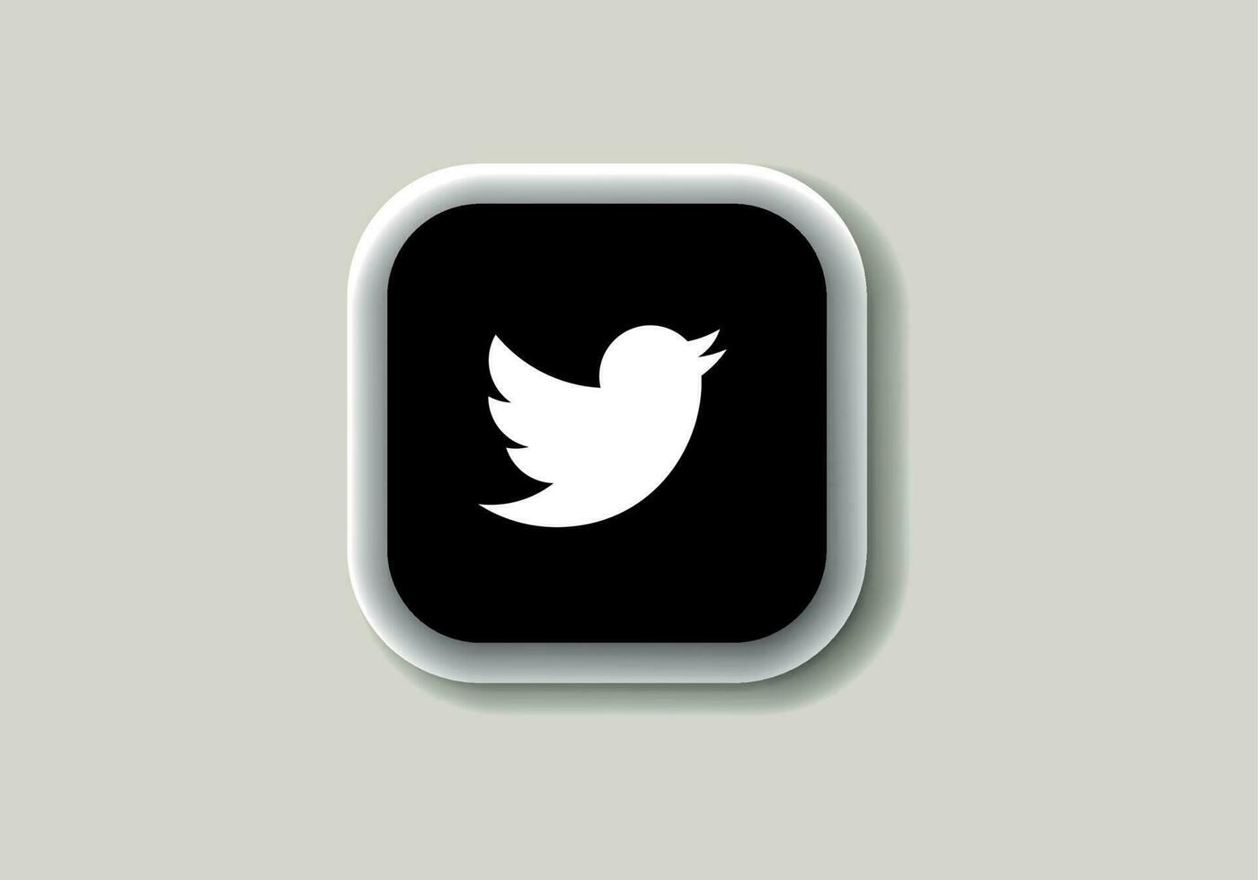 Twitter Nouveau logo et icône imprimé sur blanc papier. Twitter social médias Plate-forme logo vecteur