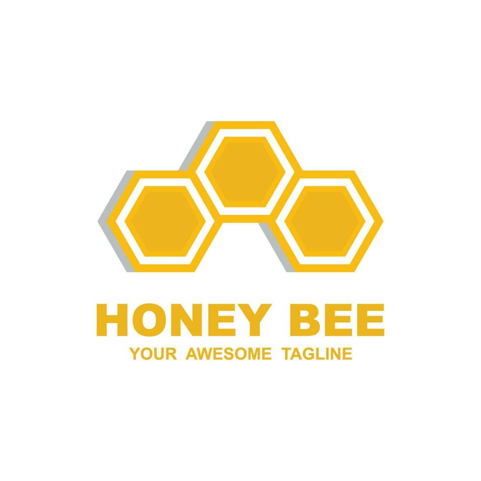 vecteur de logo de miel