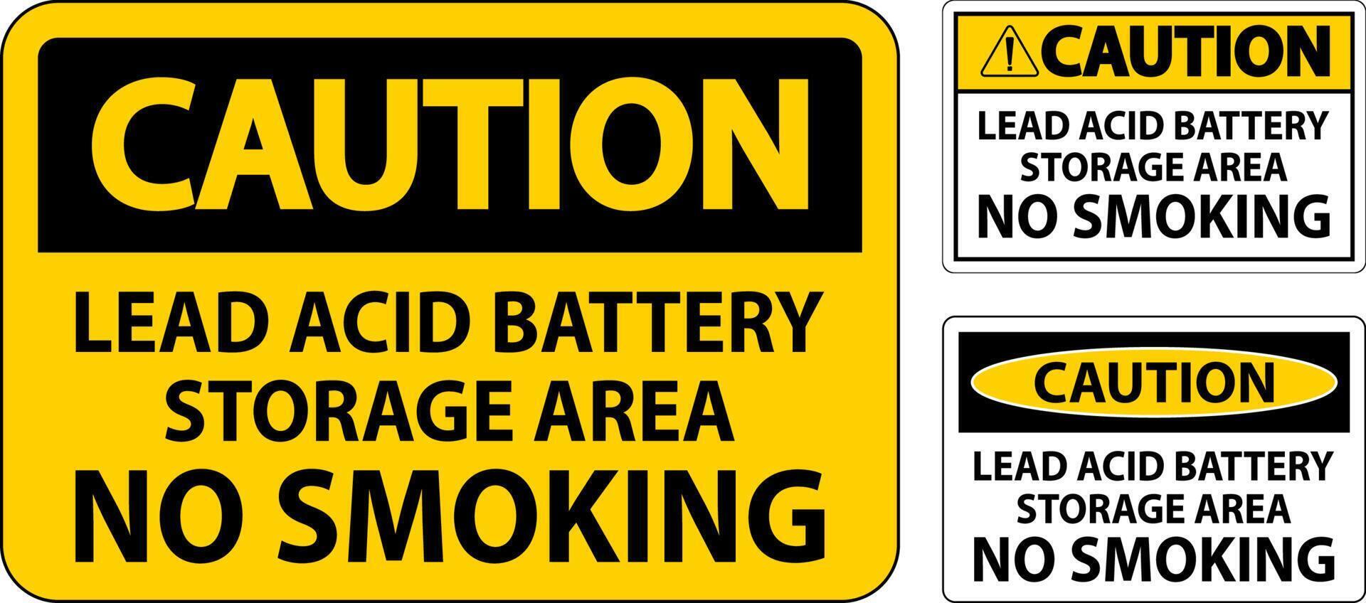 mise en garde signe conduire acide batterie espace de rangement zone, non fumeur vecteur