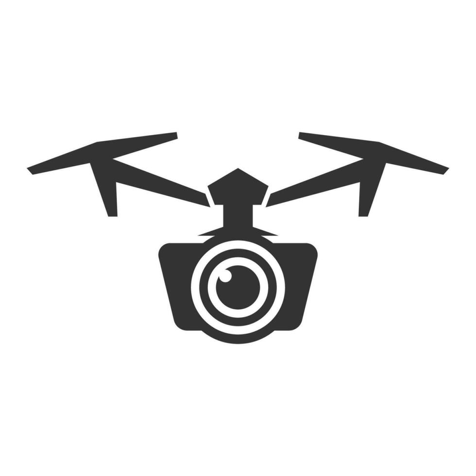 drone logo icône conception vecteur