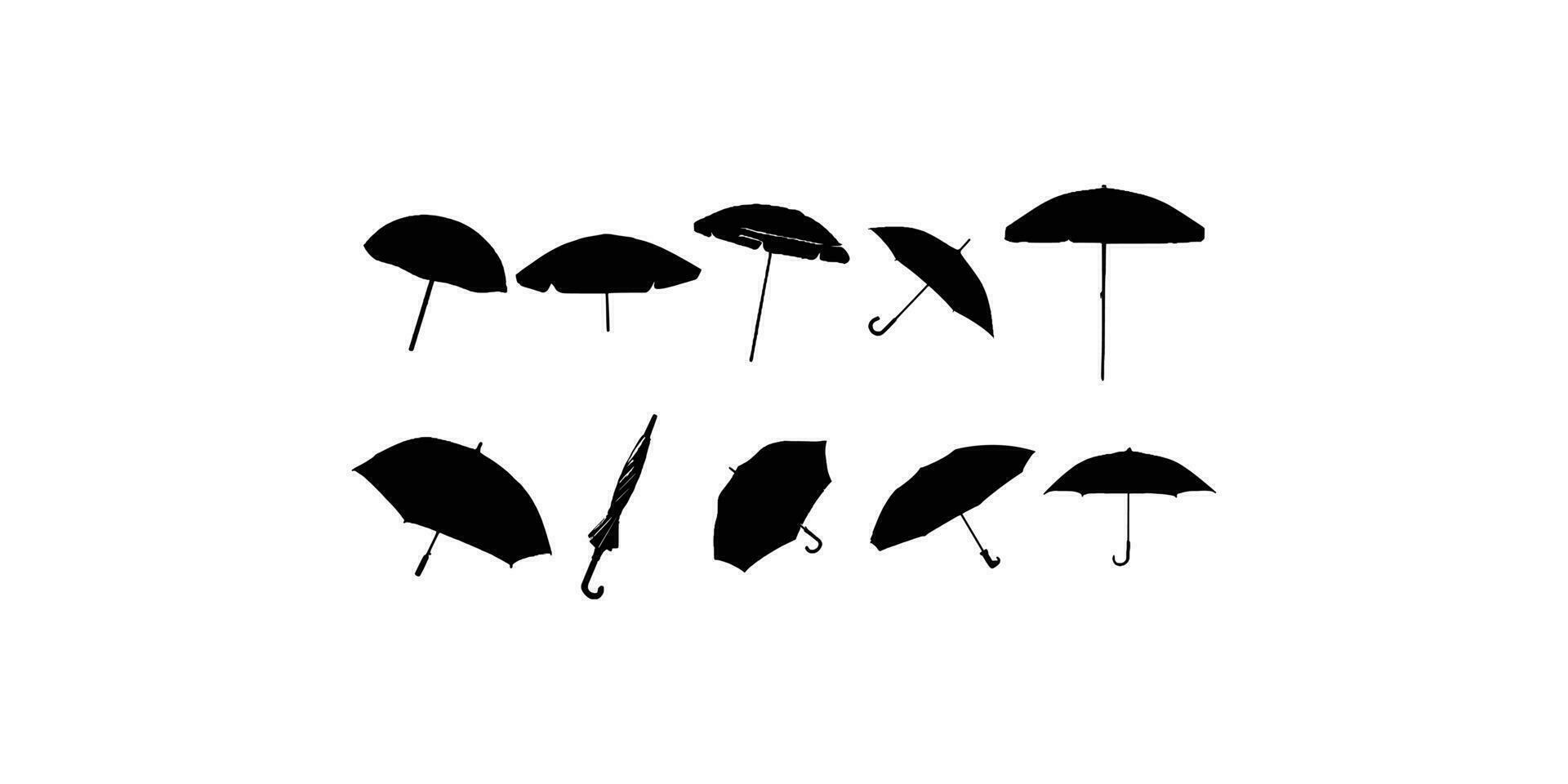 pluie parapluie vecteur