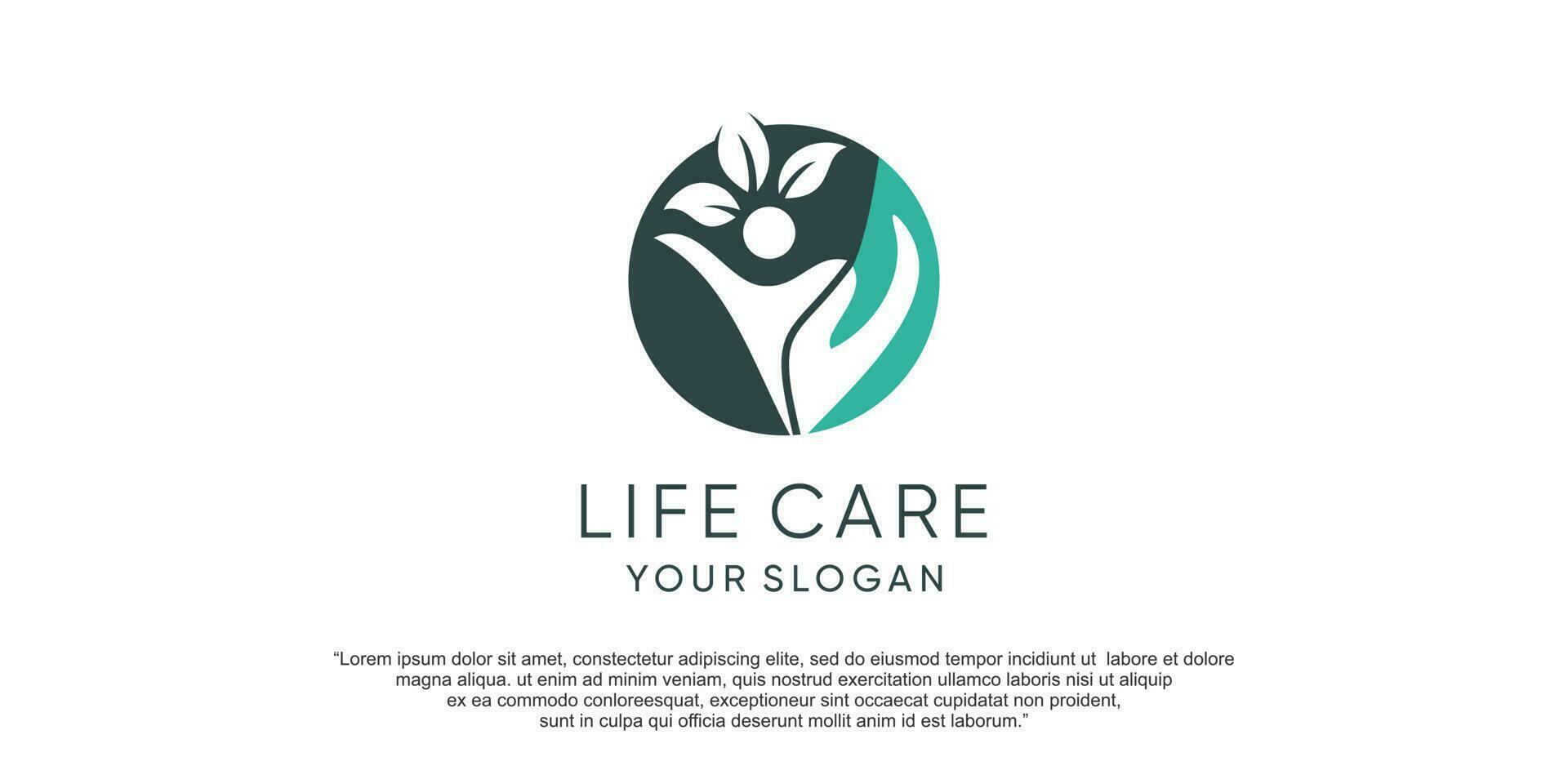 soins de santé logo avec moderne Créatif abstrait concept vecteur