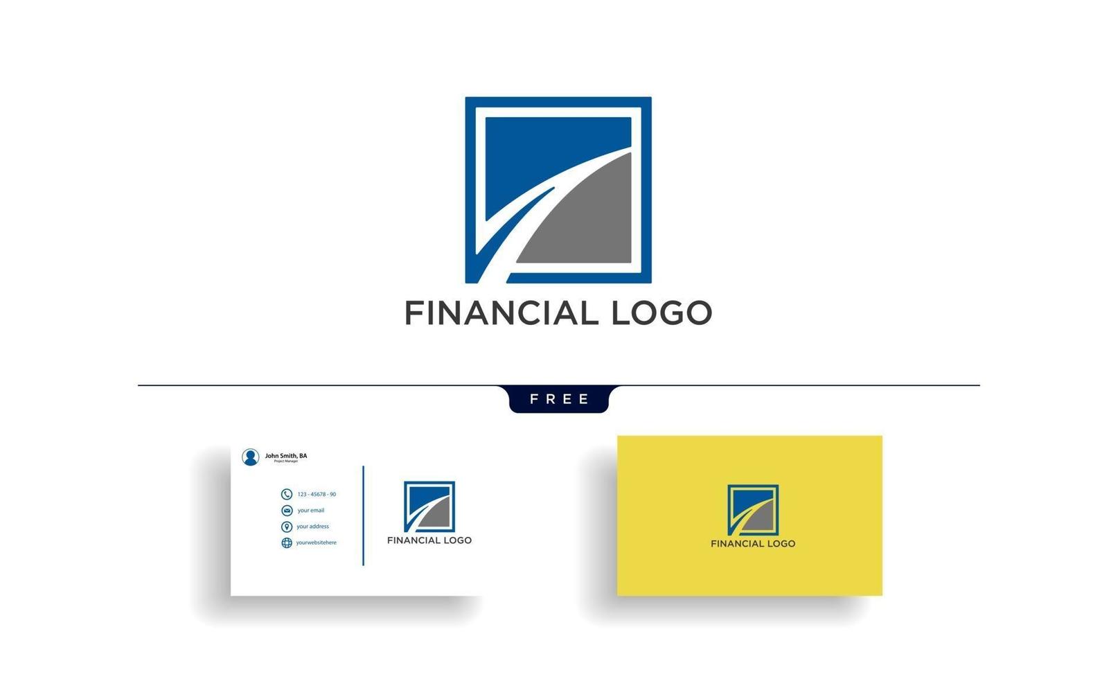 graphiques financiers logo graphique modèle vector illustration icône éléments isolés vecteur