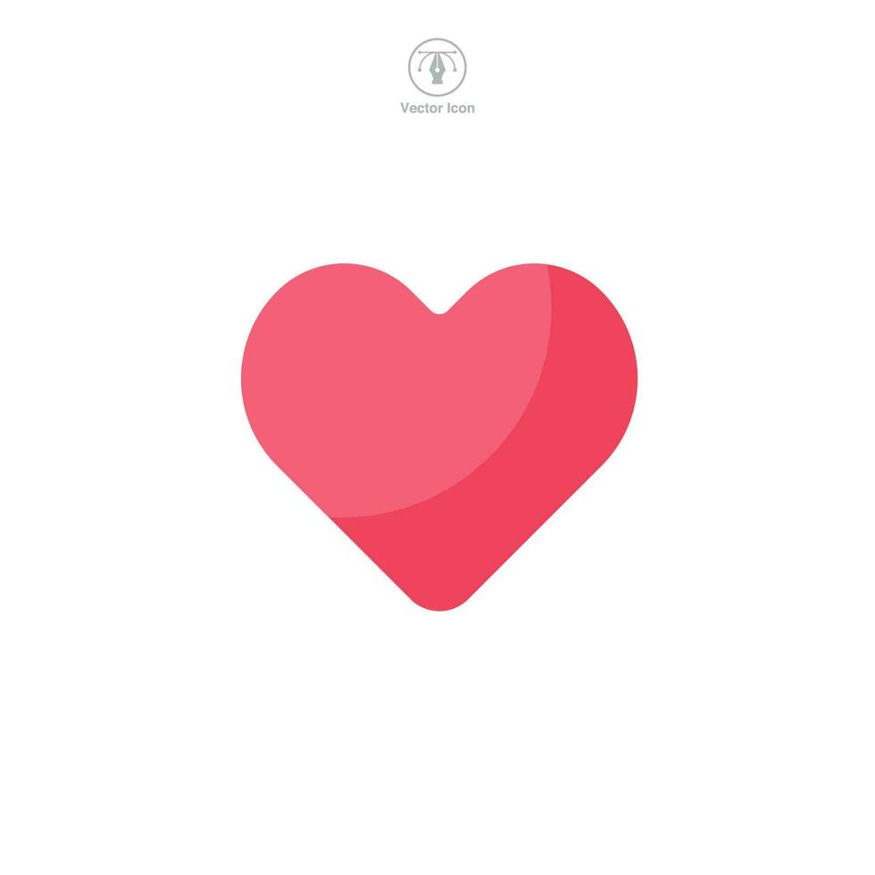 cœur icône symbole modèle pour graphique et la toile conception collection logo vecteur illustration