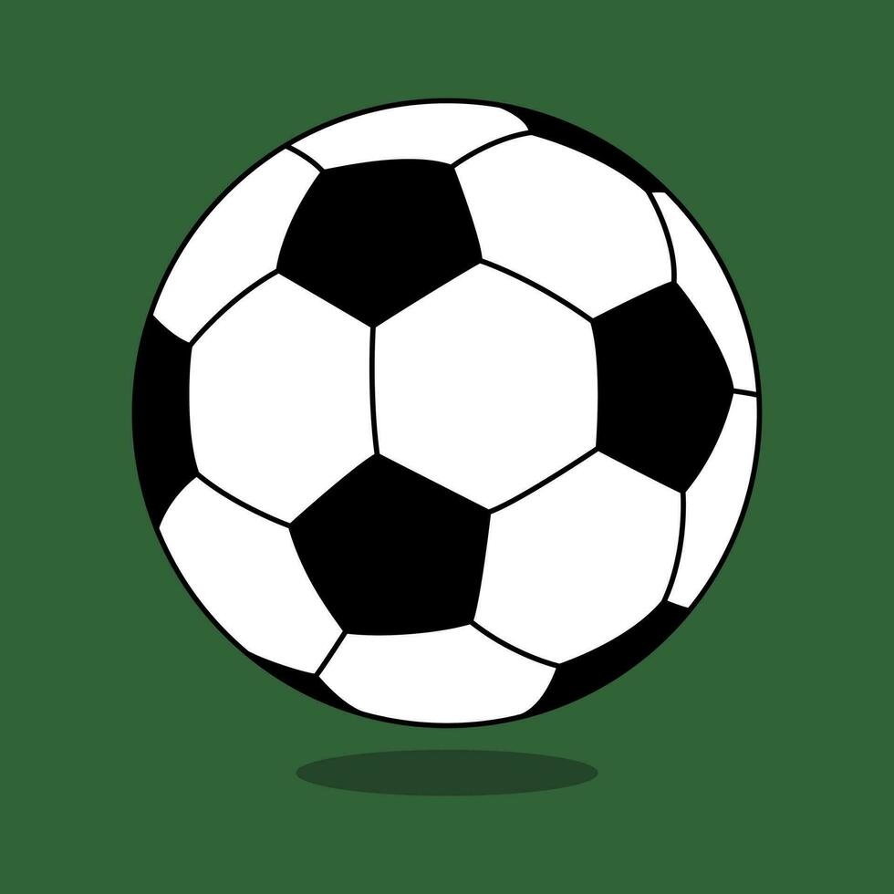 Icône Ballon De Football, Le Style Plat Clip Art Libres De Droits, Svg,  Vecteurs Et Illustration. Image 75257377