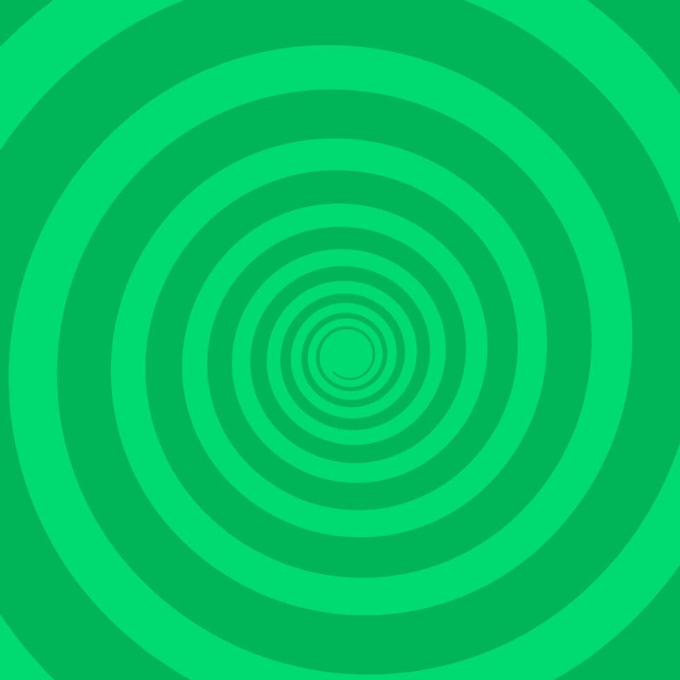 brillant vert spirale des rayons Contexte des bandes dessinées, pop art style. vecteur