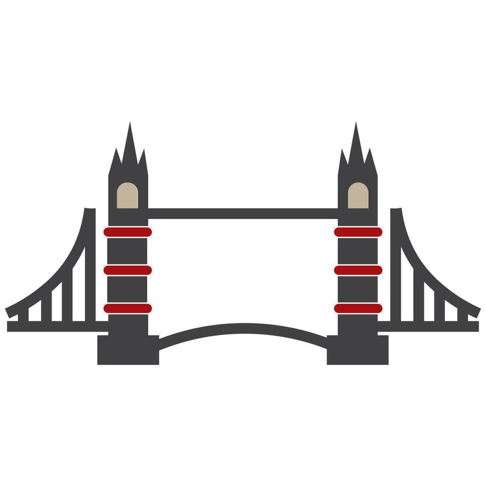 pont icône vecteur illustration symbole