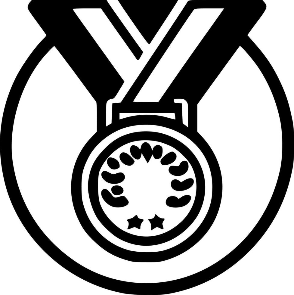 médaille - minimaliste et plat logo - vecteur illustration