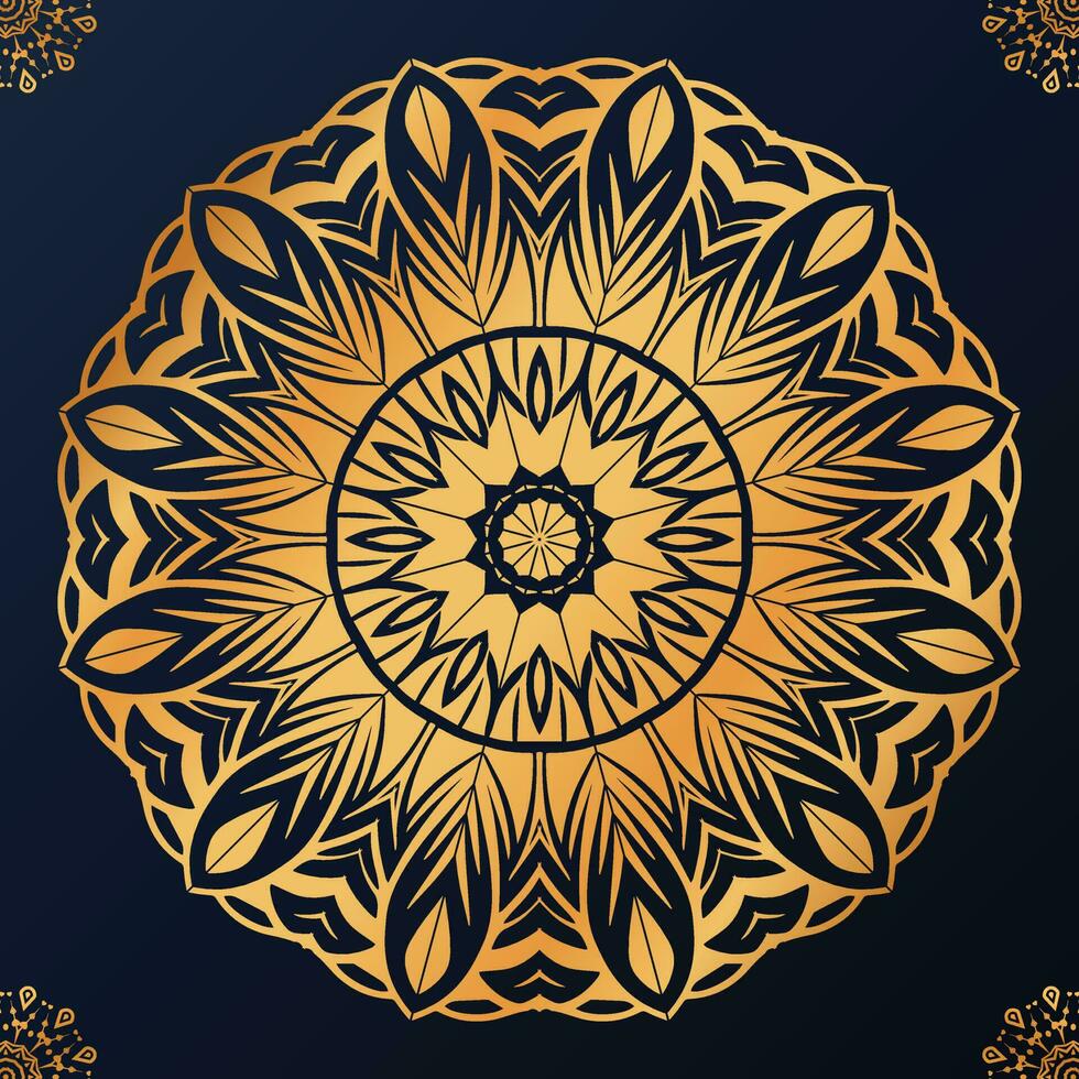 vecteur fleur luxe mandala Contexte arabesque style