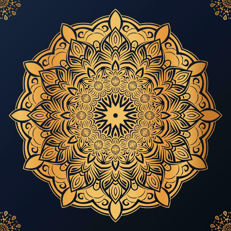 vecteur fleur luxe mandala Contexte arabesque style