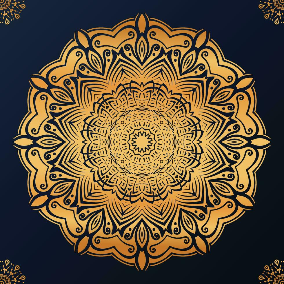 vecteur fleur luxe mandala Contexte arabesque style