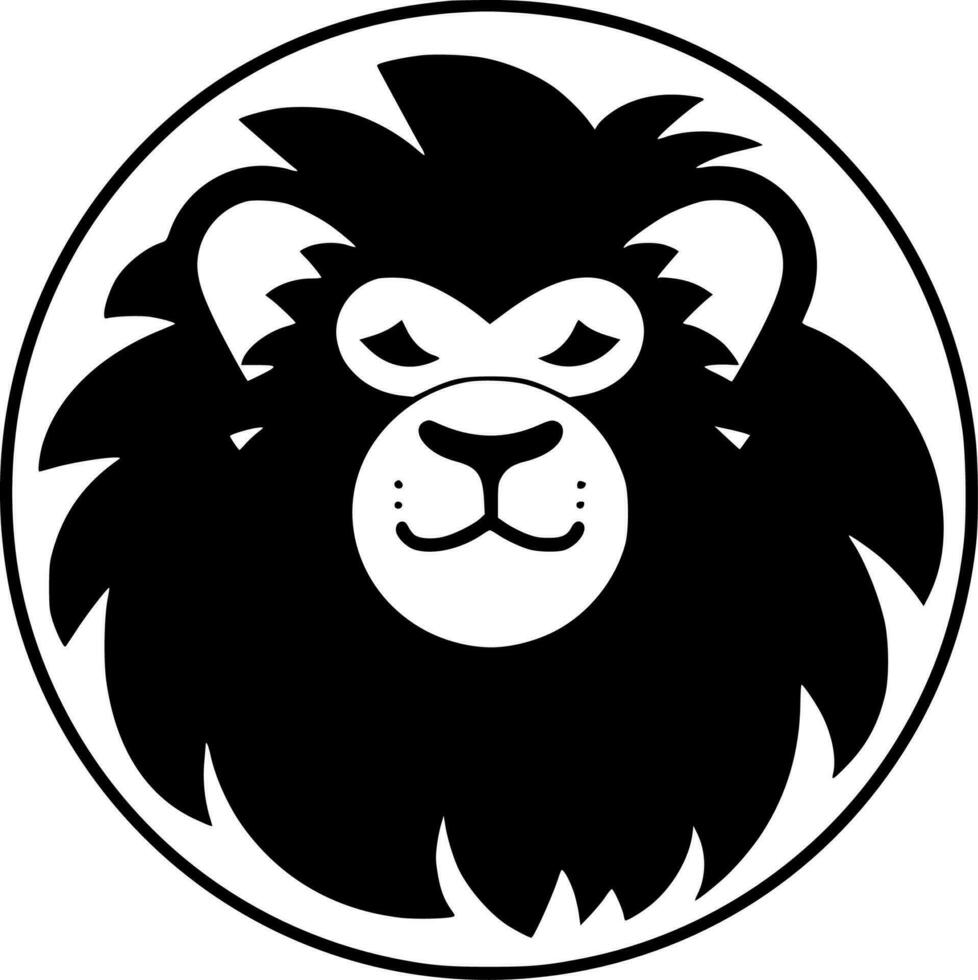 lion, minimaliste et Facile silhouette - vecteur illustration