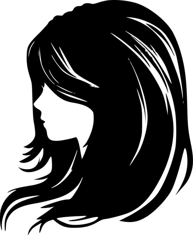 cheveux - haute qualité vecteur logo - vecteur illustration idéal pour T-shirt graphique