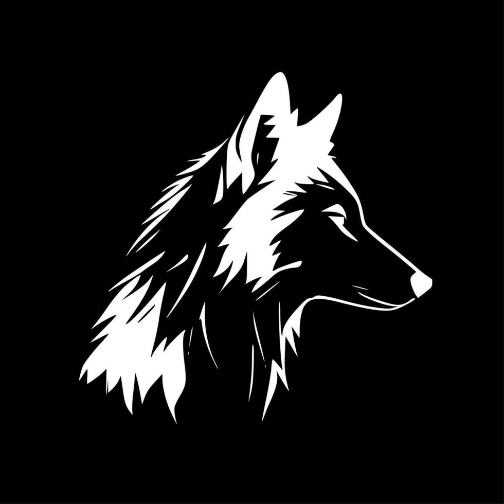 Loup - haute qualité vecteur logo - vecteur illustration idéal pour T-shirt graphique