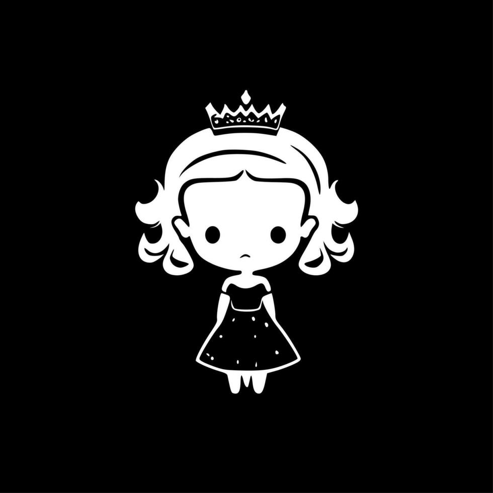 Princesse - haute qualité vecteur logo - vecteur illustration idéal pour T-shirt graphique