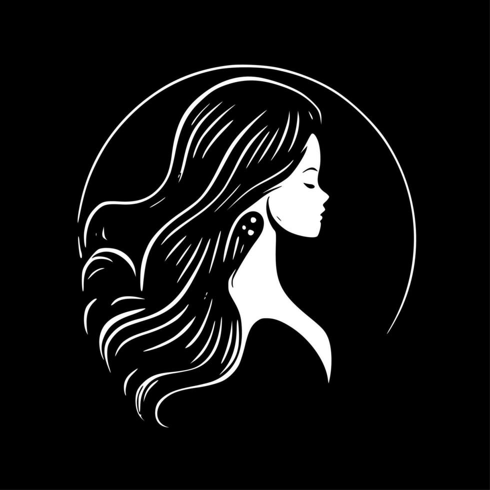 Sirène - haute qualité vecteur logo - vecteur illustration idéal pour T-shirt graphique