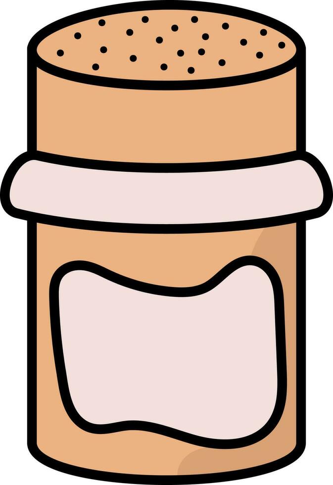 sel ou poivre Mixeur icône dans rose et Orange couleur. vecteur