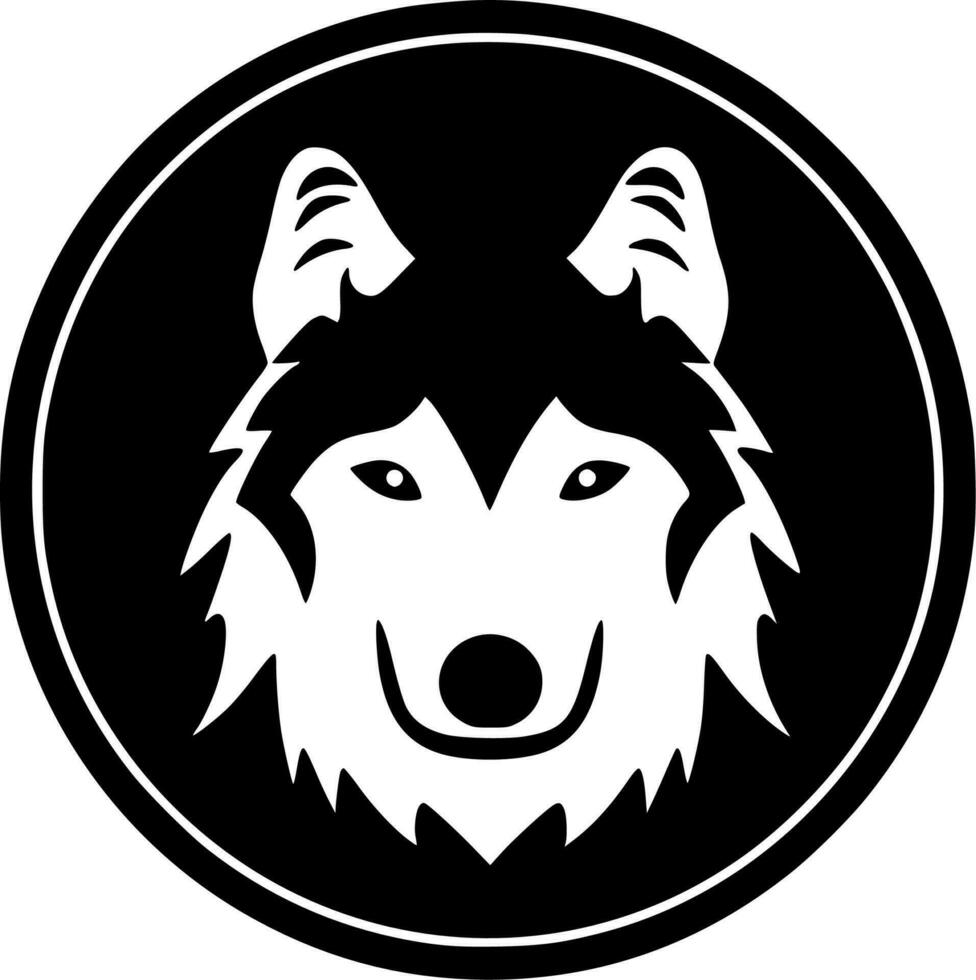 Loup - haute qualité vecteur logo - vecteur illustration idéal pour T-shirt graphique