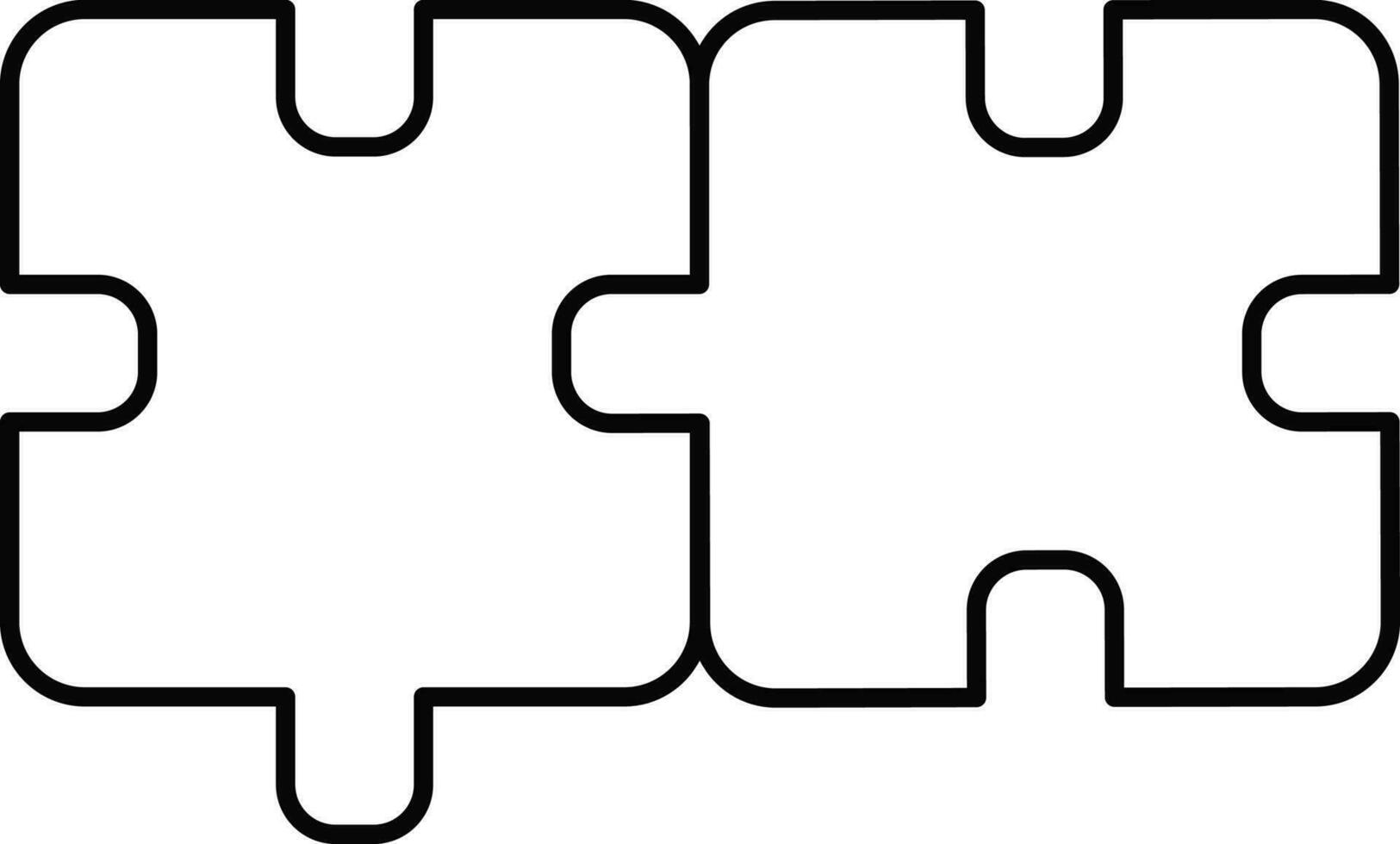 illustration de scie sauteuse puzzle icône dans ligne art. vecteur