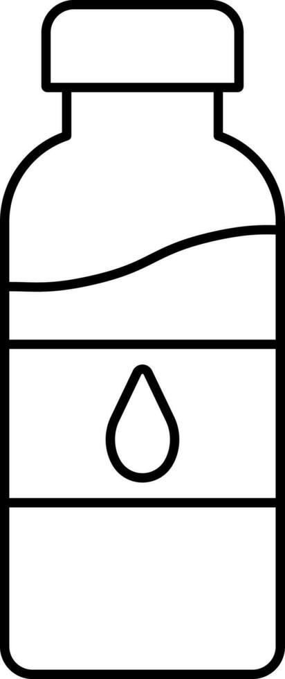 illustration de diffuseur ou essentiel pétrole bouteille dans ligne art. vecteur