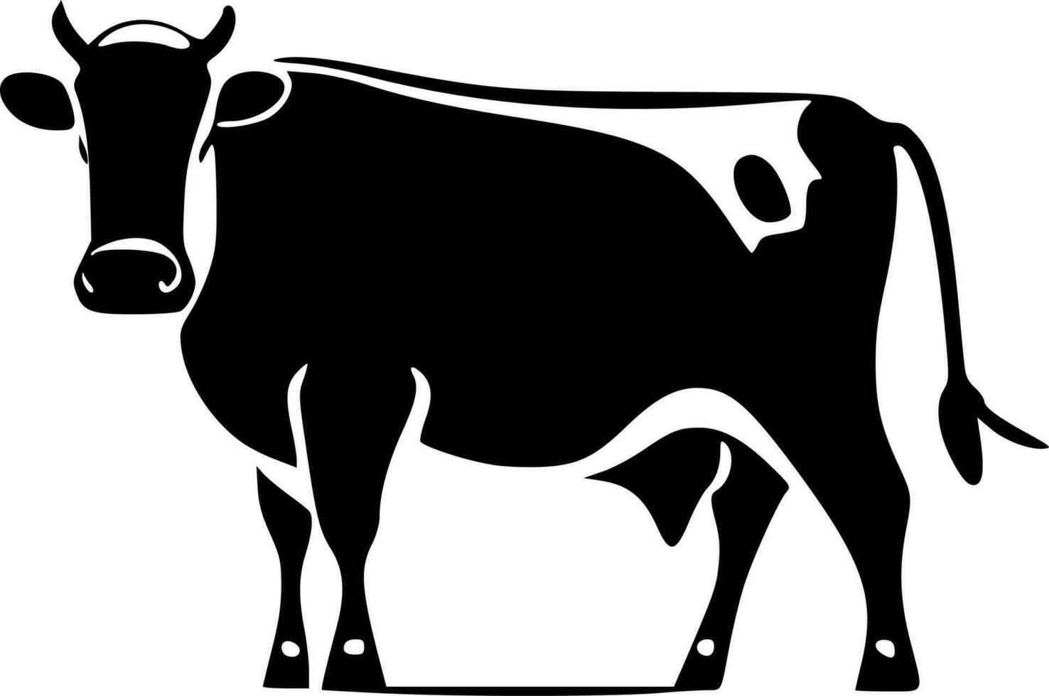 vache - haute qualité vecteur logo - vecteur illustration idéal pour T-shirt graphique