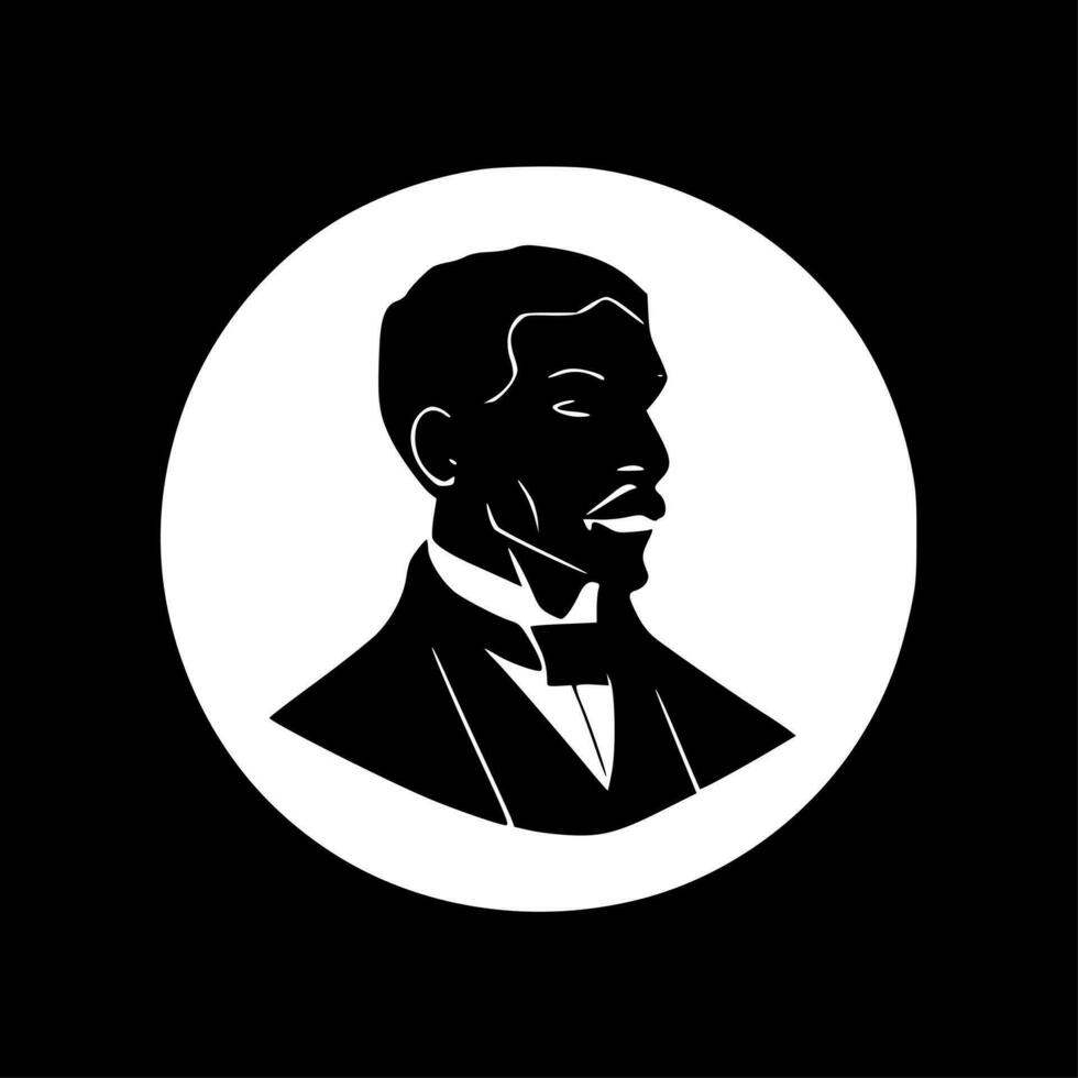 noir histoire - minimaliste et plat logo - vecteur illustration