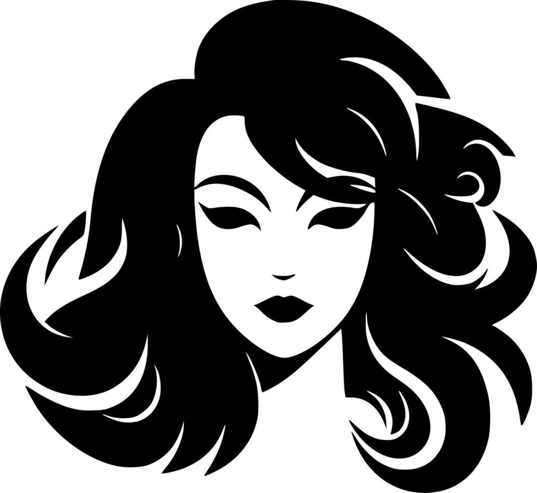 cheveux - haute qualité vecteur logo - vecteur illustration idéal pour T-shirt graphique