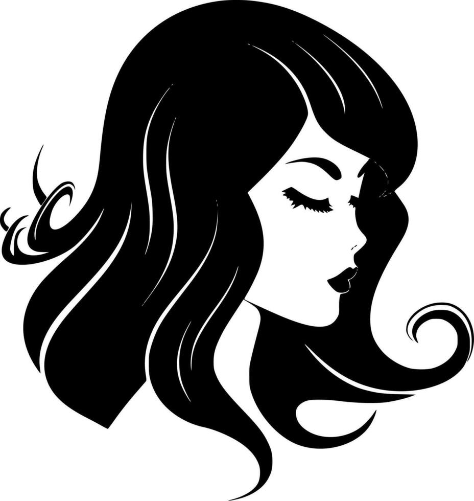 cheveux - haute qualité vecteur logo - vecteur illustration idéal pour T-shirt graphique