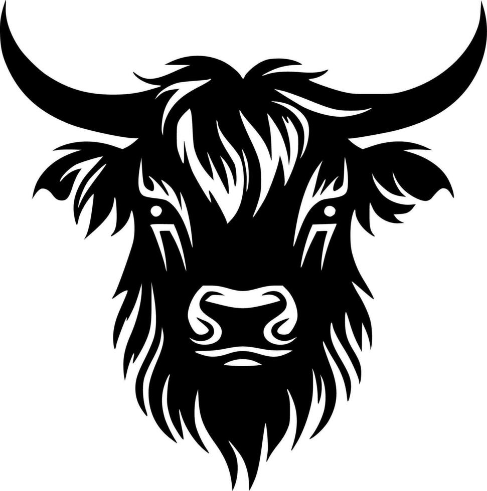 montagnes vache - haute qualité vecteur logo - vecteur illustration idéal pour T-shirt graphique