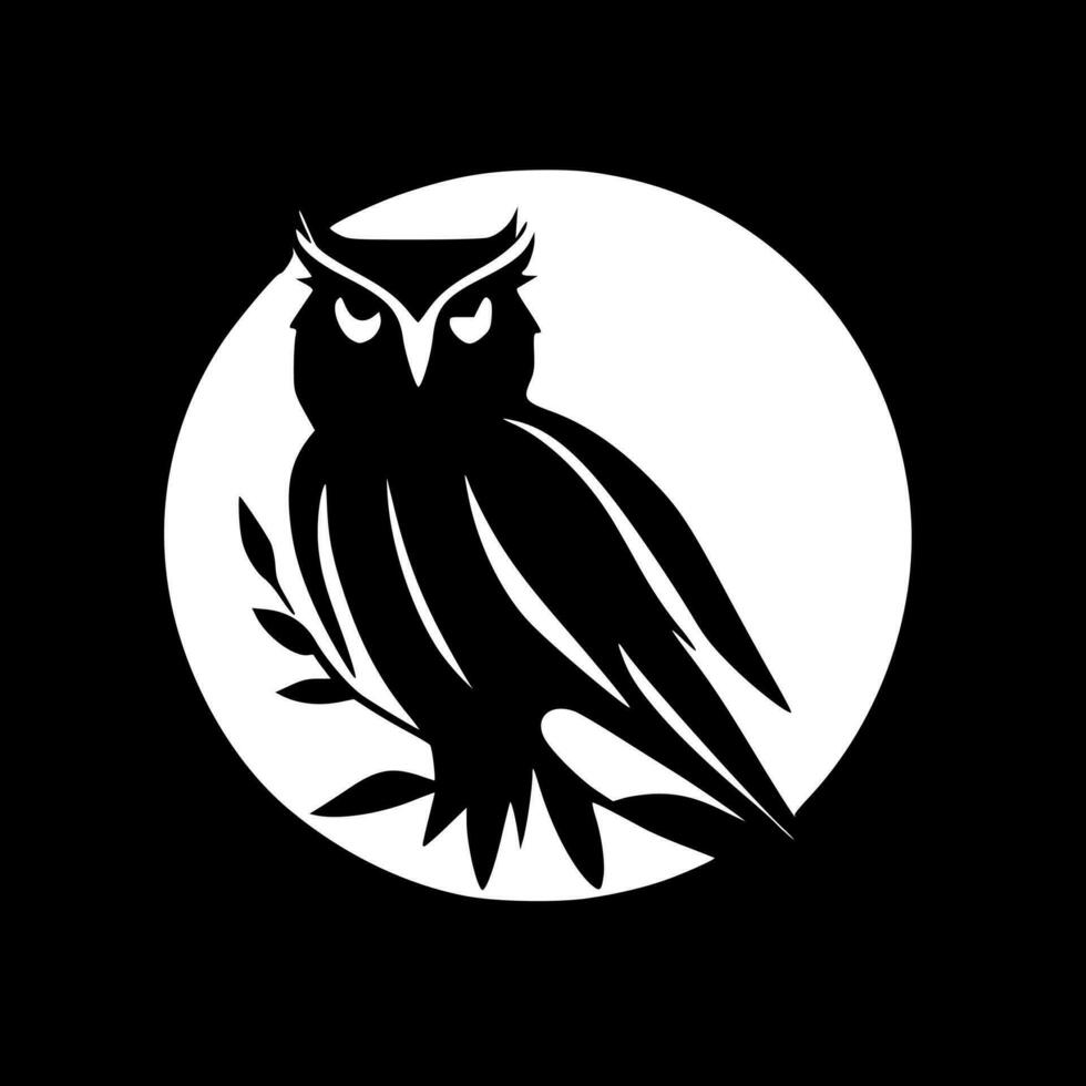 hibou - haute qualité vecteur logo - vecteur illustration idéal pour T-shirt graphique