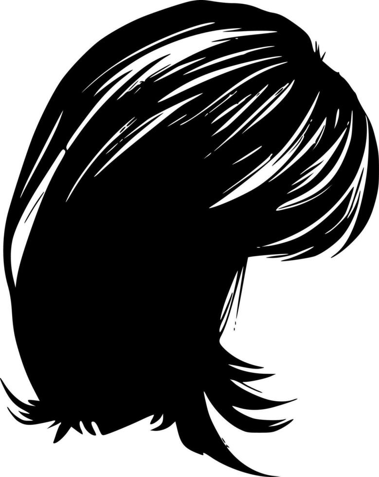 cheveux - haute qualité vecteur logo - vecteur illustration idéal pour T-shirt graphique