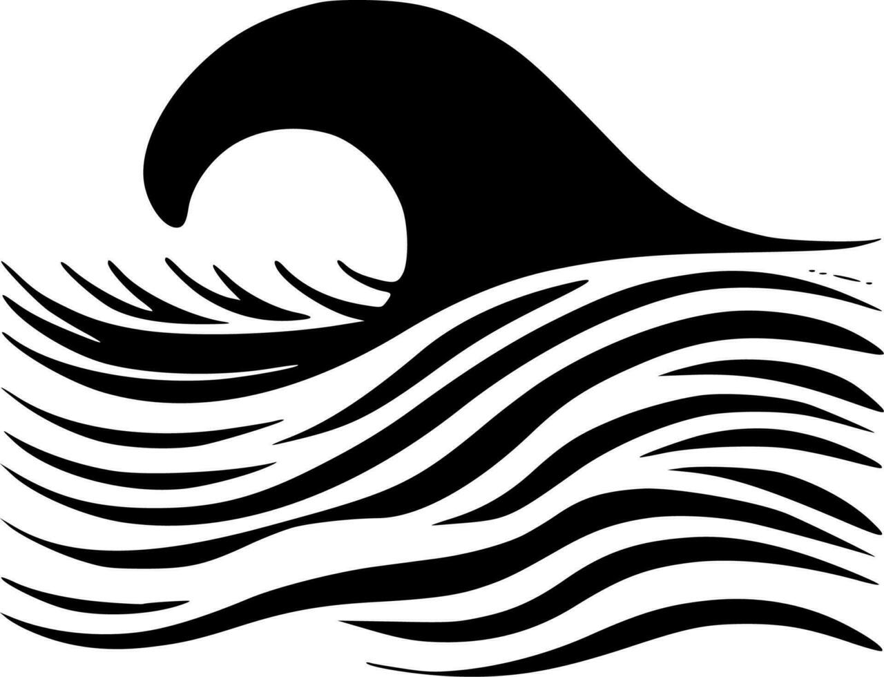 mer - haute qualité vecteur logo - vecteur illustration idéal pour T-shirt graphique