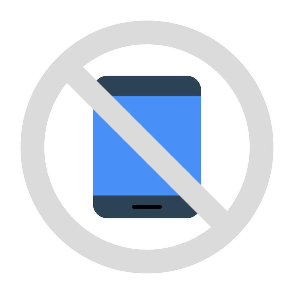 prime Télécharger icône de mobile interdiction vecteur