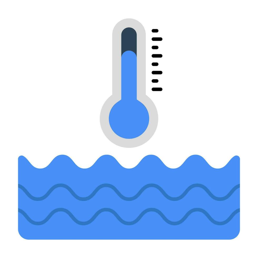 parfait conception icône de l'eau Température vecteur