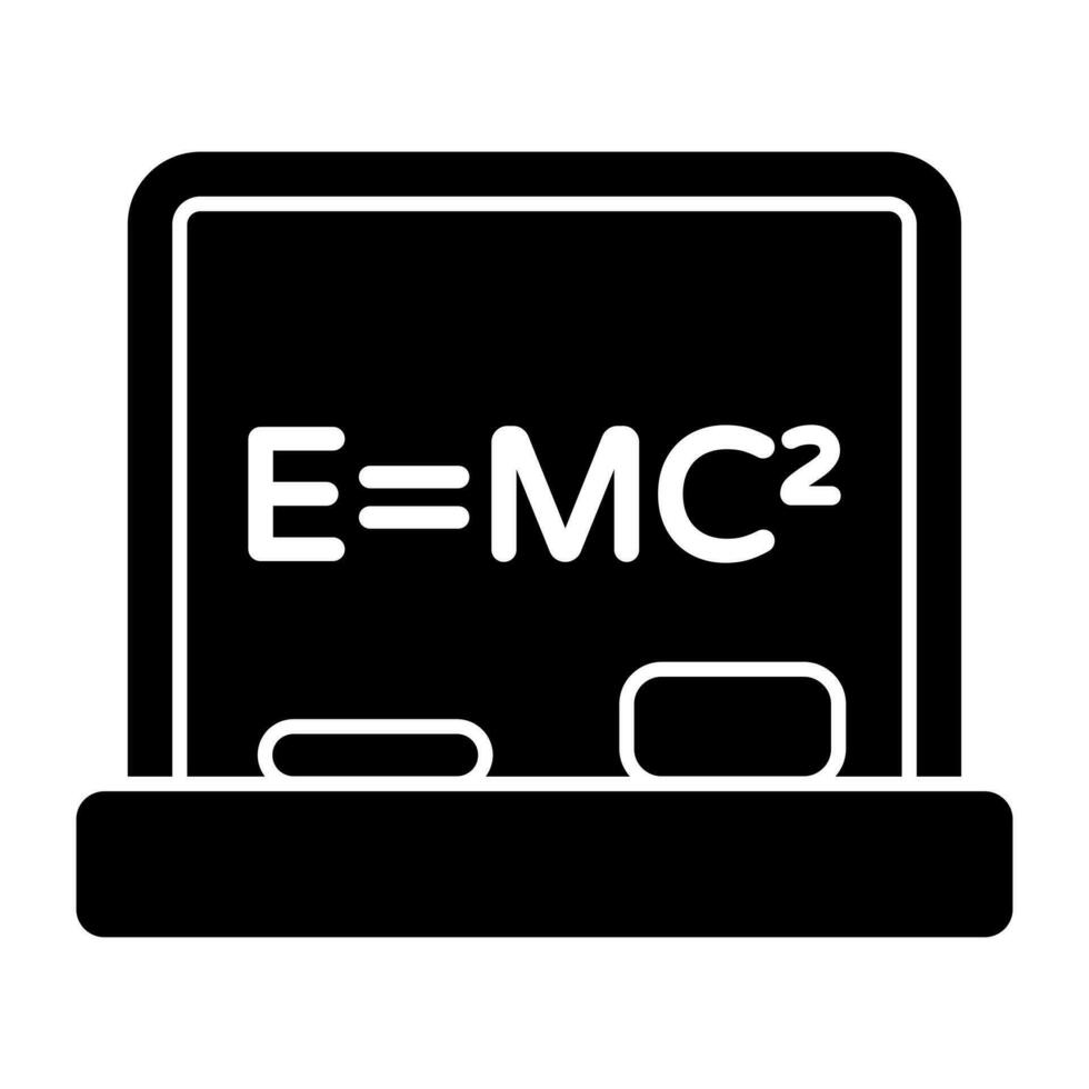 une conception d'icône de formule physique vecteur