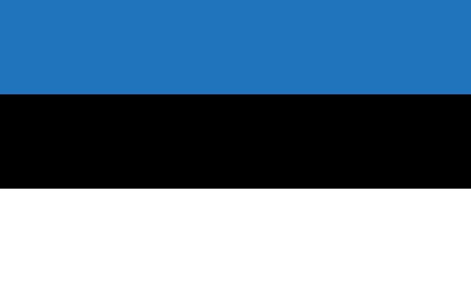 illustration vectorielle du drapeau estonien vecteur