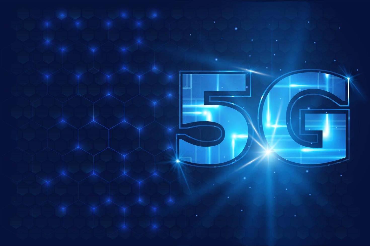 haute vitesse 5g, réseau mobile mondial, illustration vectorielle de technologie de transfert de données moderne vecteur