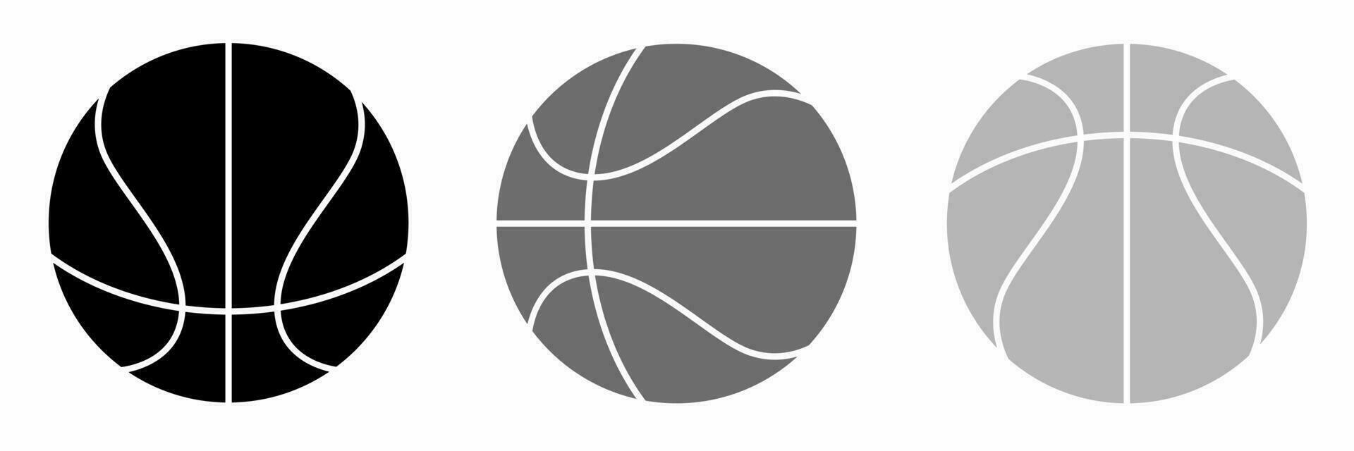 basketball étoile icône illustration collection. Stock vecteur. vecteur
