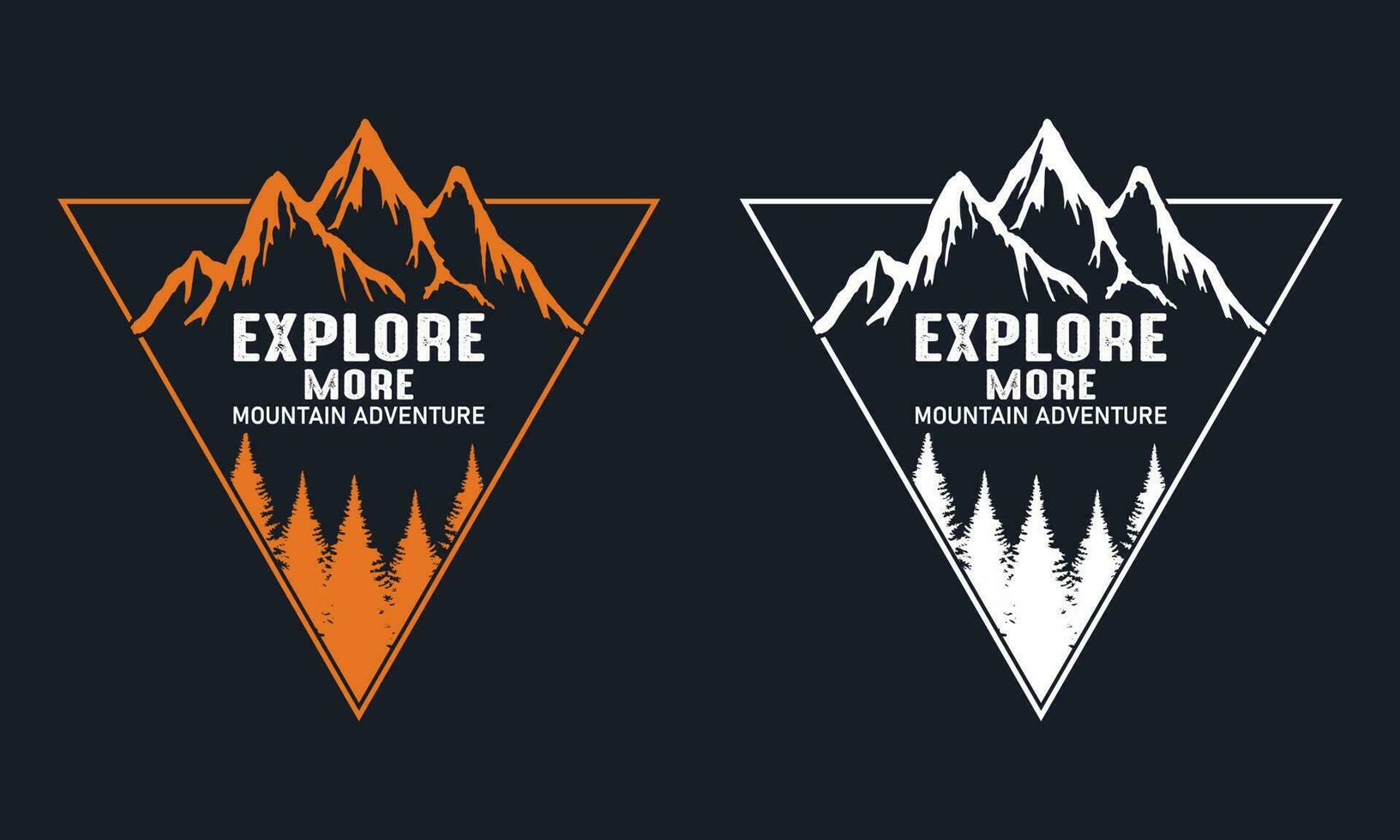 explorer plus Montagne aventure t chemise conception vecteur illustration. en plein air aventure rétro impression conception. explorer plus ancien graphique impression pour t chemise , mode, autocollant, affiches et autres.