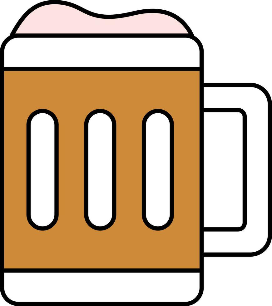 vecteur illustration de Bière tasse.